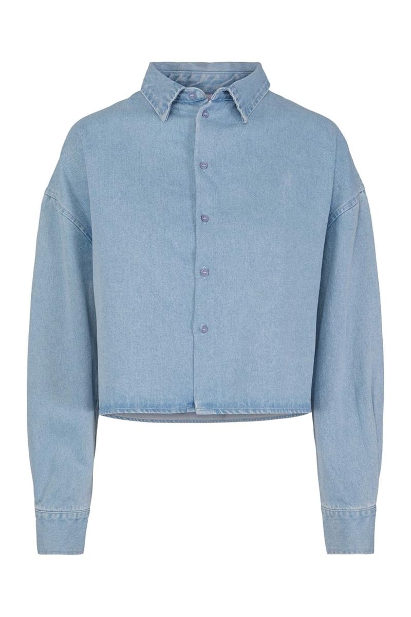 One & Other FINLEY DENIM SHIRT LT BLUE DENIM