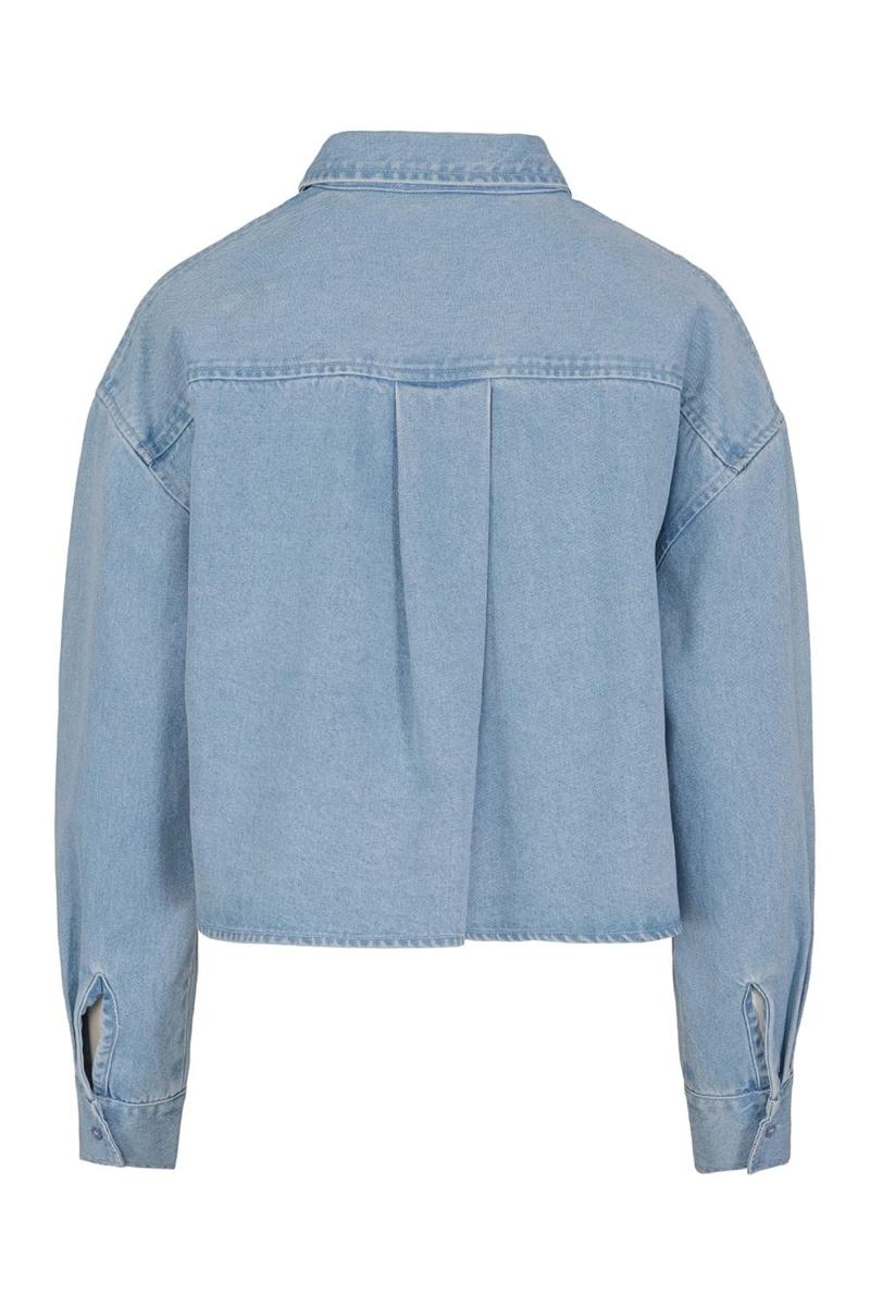 One & Other FINLEY DENIM SHIRT LT BLUE DENIM