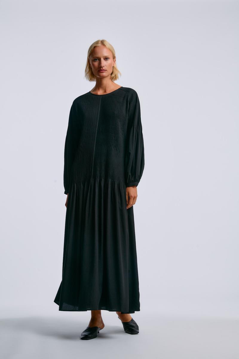 one & other FRANKA DRESS BLACK