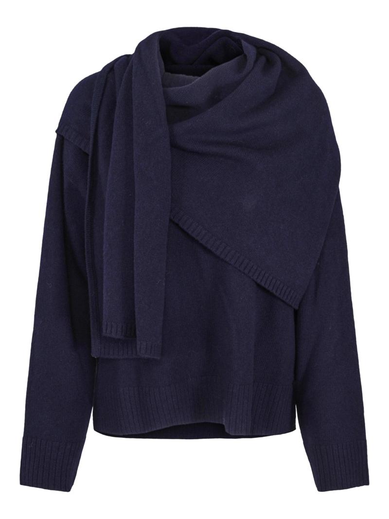 One & Other HALE SWEATER NAVY BLUE