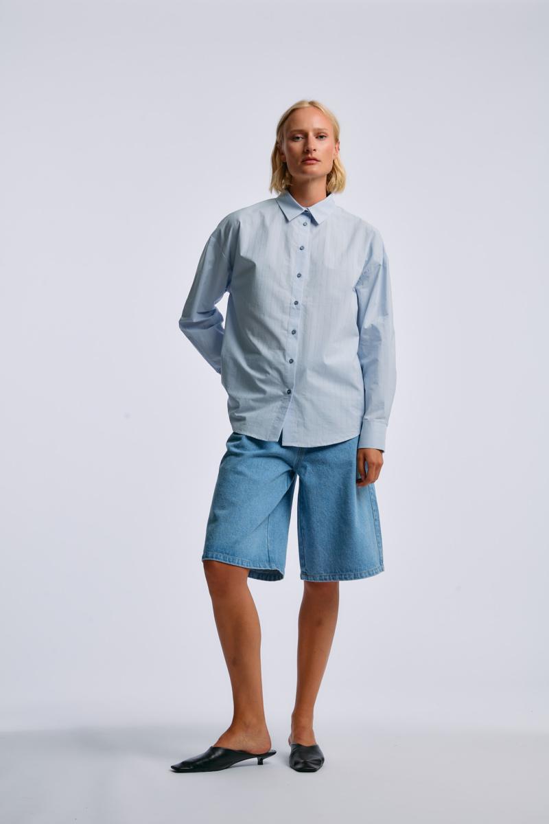 One & Other HANNAH SHIRT SUMMER BLUE