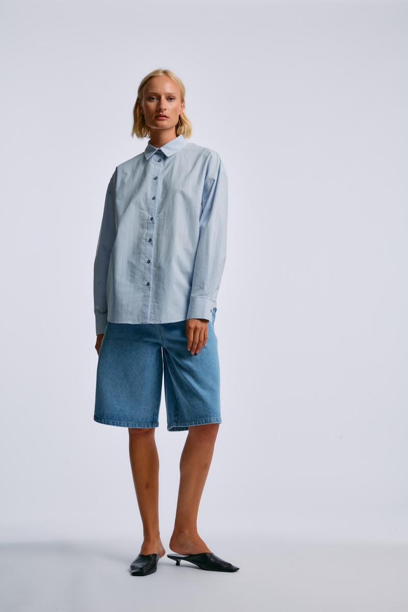 one & other HANNAH SHIRT SUMMER BLUE