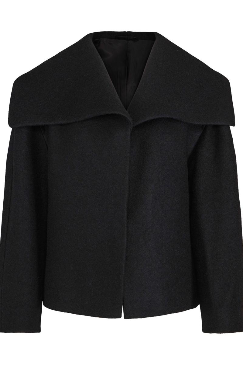 One & Other ISEL WOOL JACKET BLACK