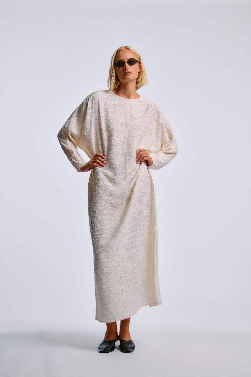 One & Other ISSY DRESS ECRU