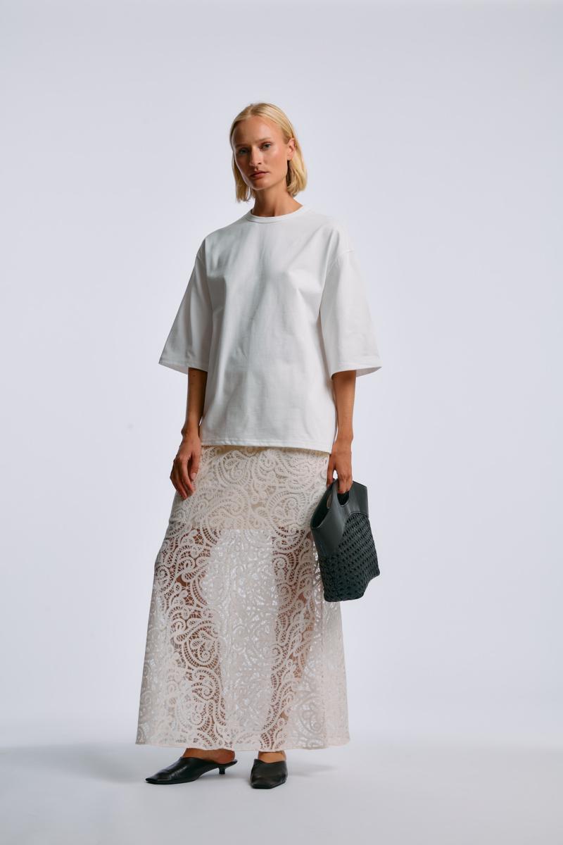 One & Other KELLY TEE WHITE