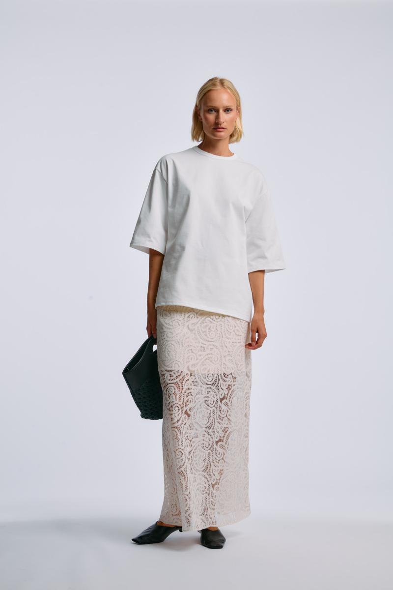 one & other KELLY TEE WHITE