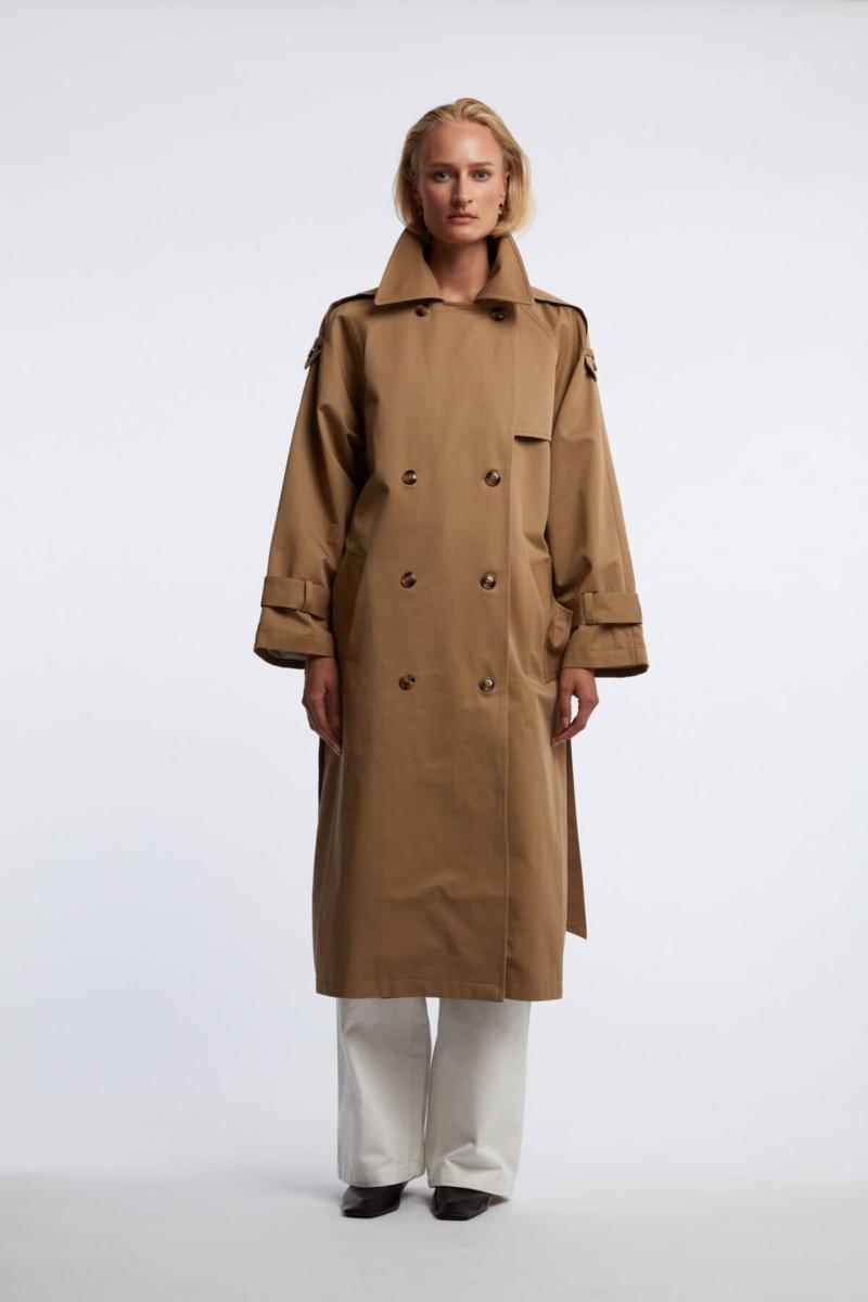 one & other LEVI TRENCH COAT CAMEL