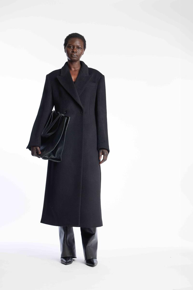 One & Other LULA WOOL COAT BLACK
