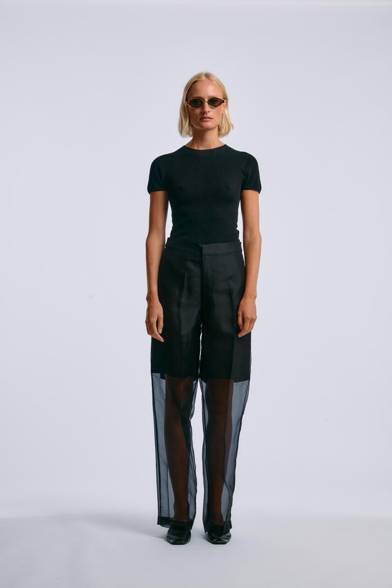 one & other MARLENE SILK PANT BLACK