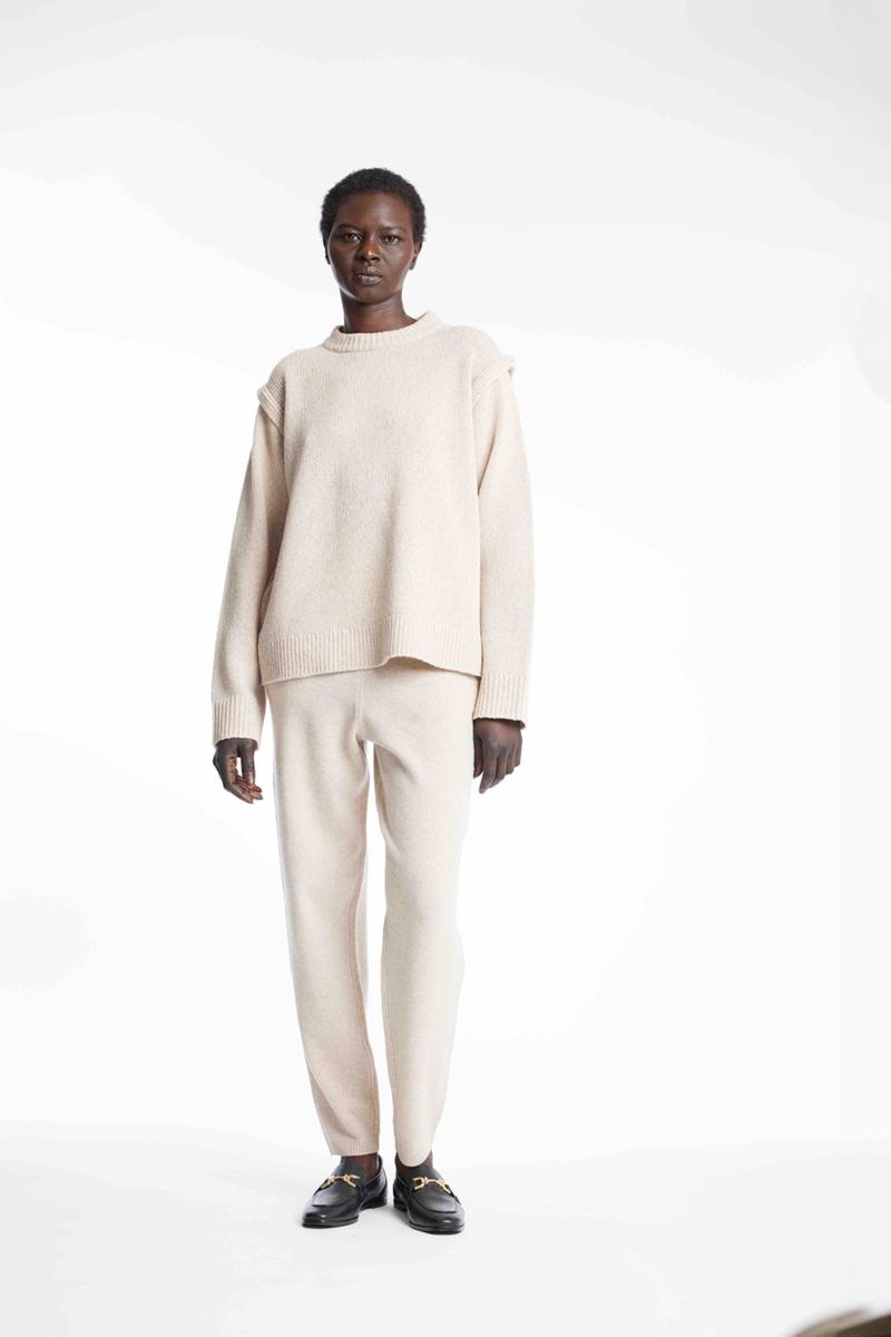 One & Other MERCI SWEATER EGGSHELL