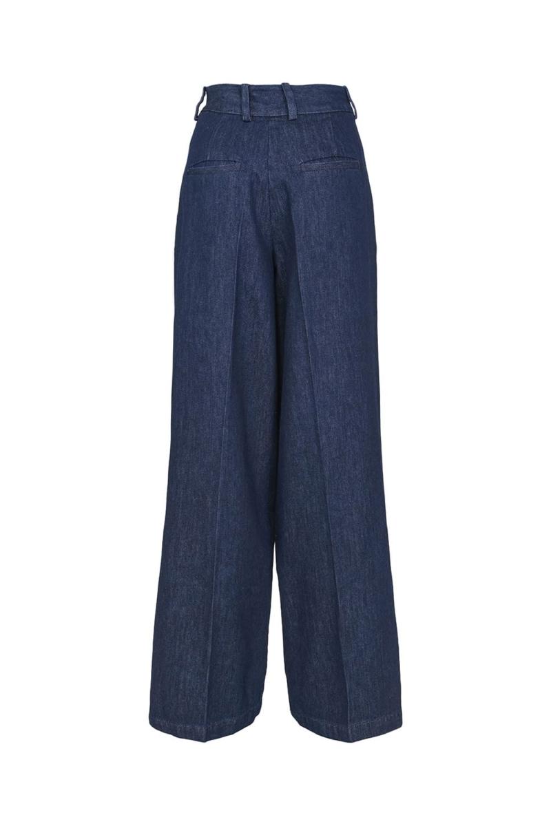 One & Other NICO DENIM PANT DARK BLUE DENIM