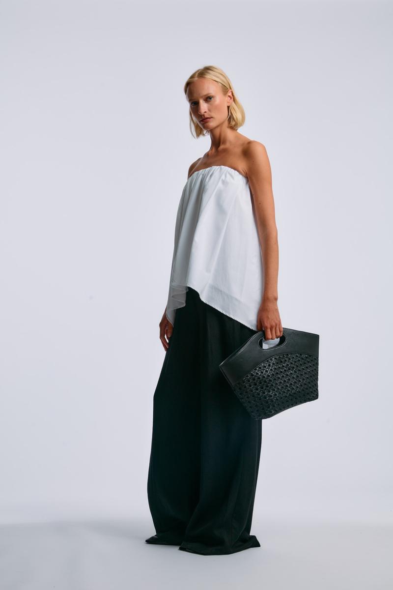 One & Other NOLIE BANDEAU TOP WHITE