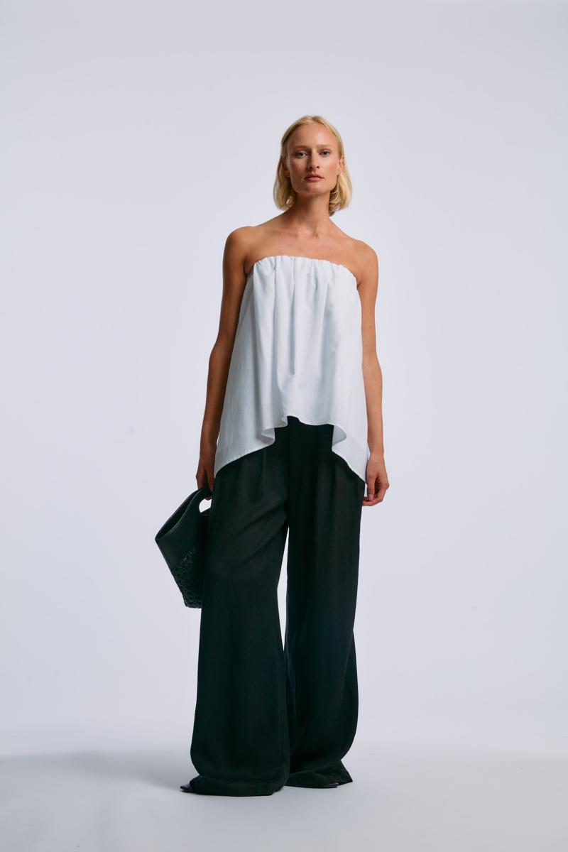 one & other NOLIE BANDEAU TOP WHITE