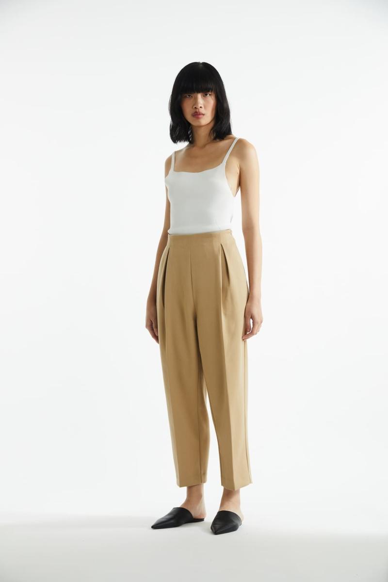 One & Other OLAVA PANT CAMEL