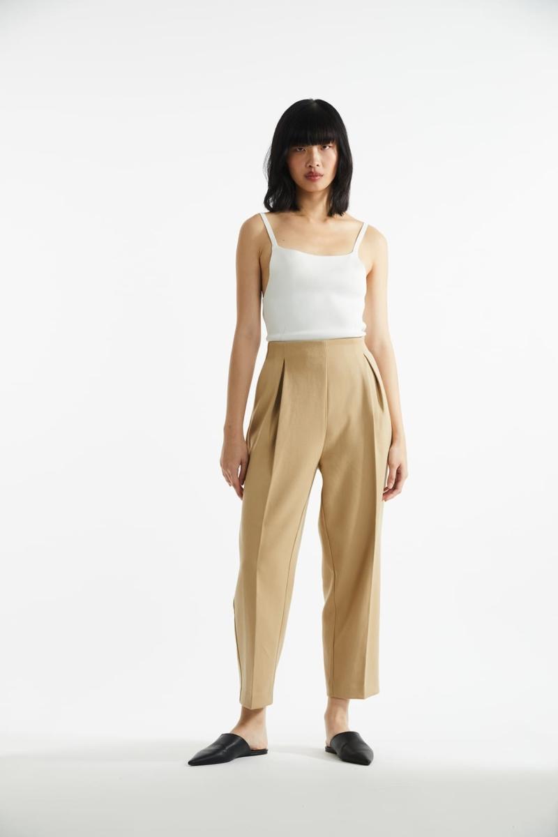 one & other OLAVA PANT CAMEL