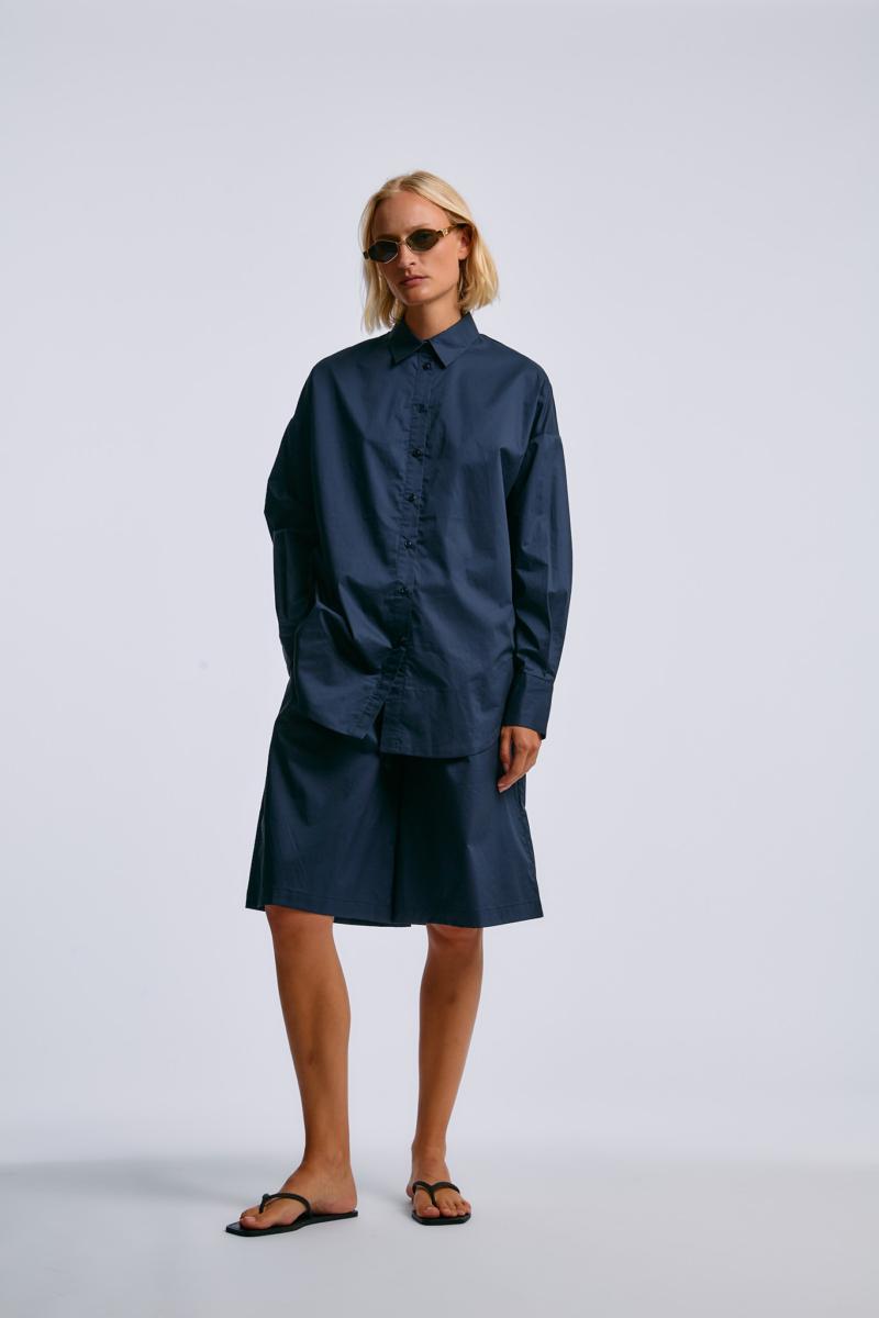 One & Other RACHEL SHIRT NAVY