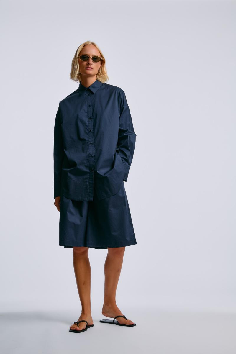 one & other RACHEL SHIRT NAVY