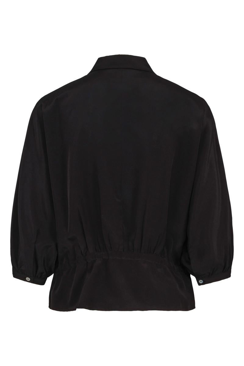 One & Other SILJE SILK TOP BLACK