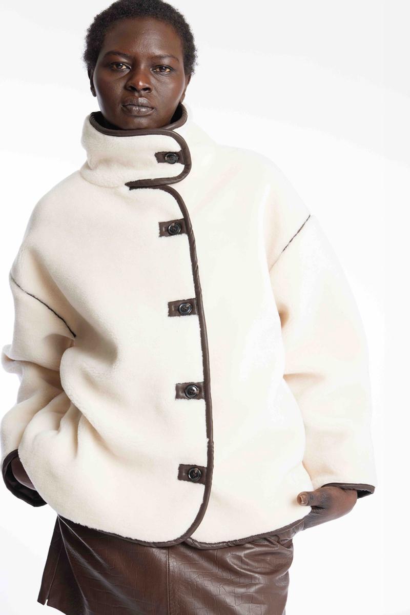 One & Other TEO JACKET ECRU