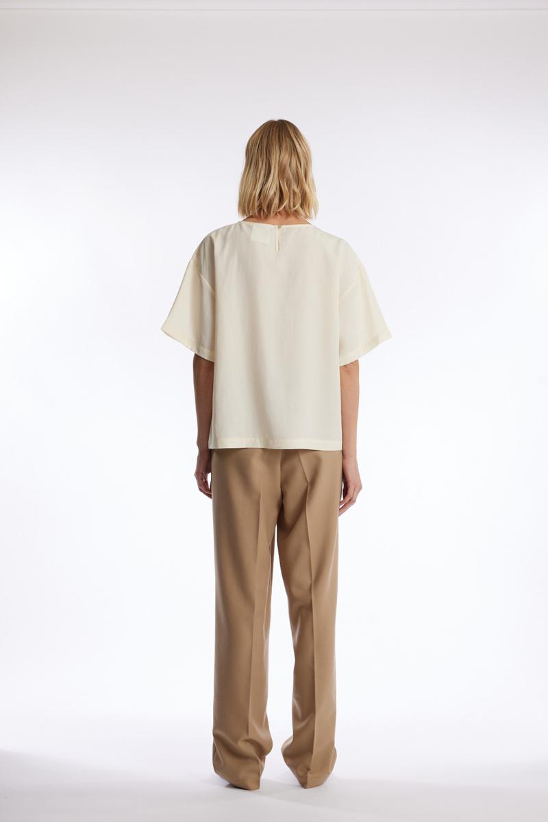 One & Other TINE WOOL PANT CAMEL
