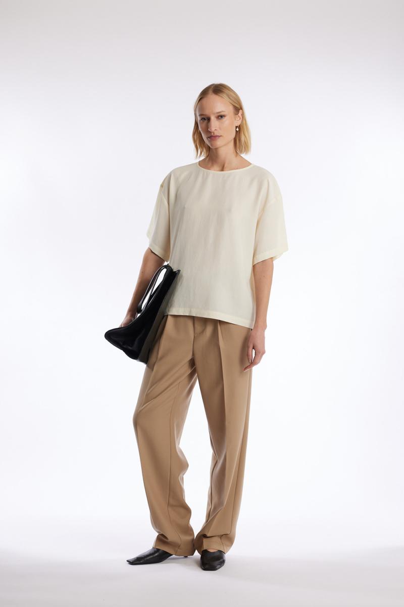 one & other TINE WOOL PANT CAMEL