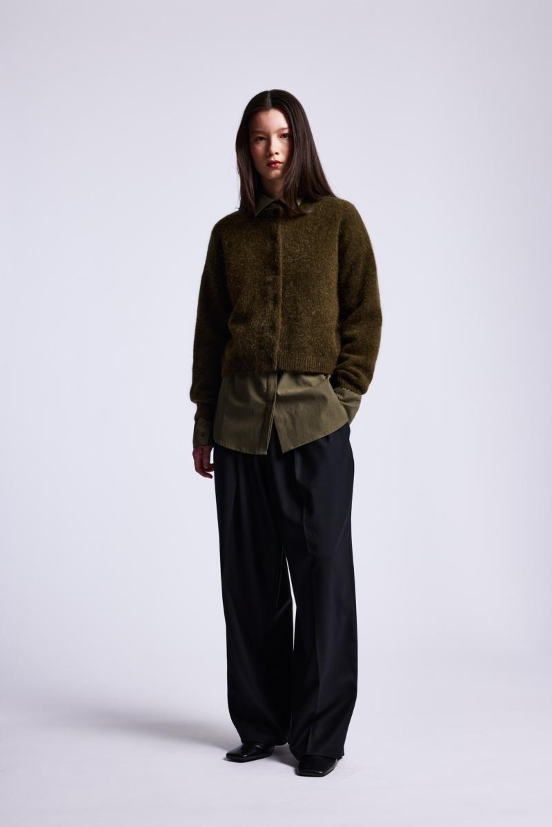 one & other TONI CARDIGAN GREY MELANGE