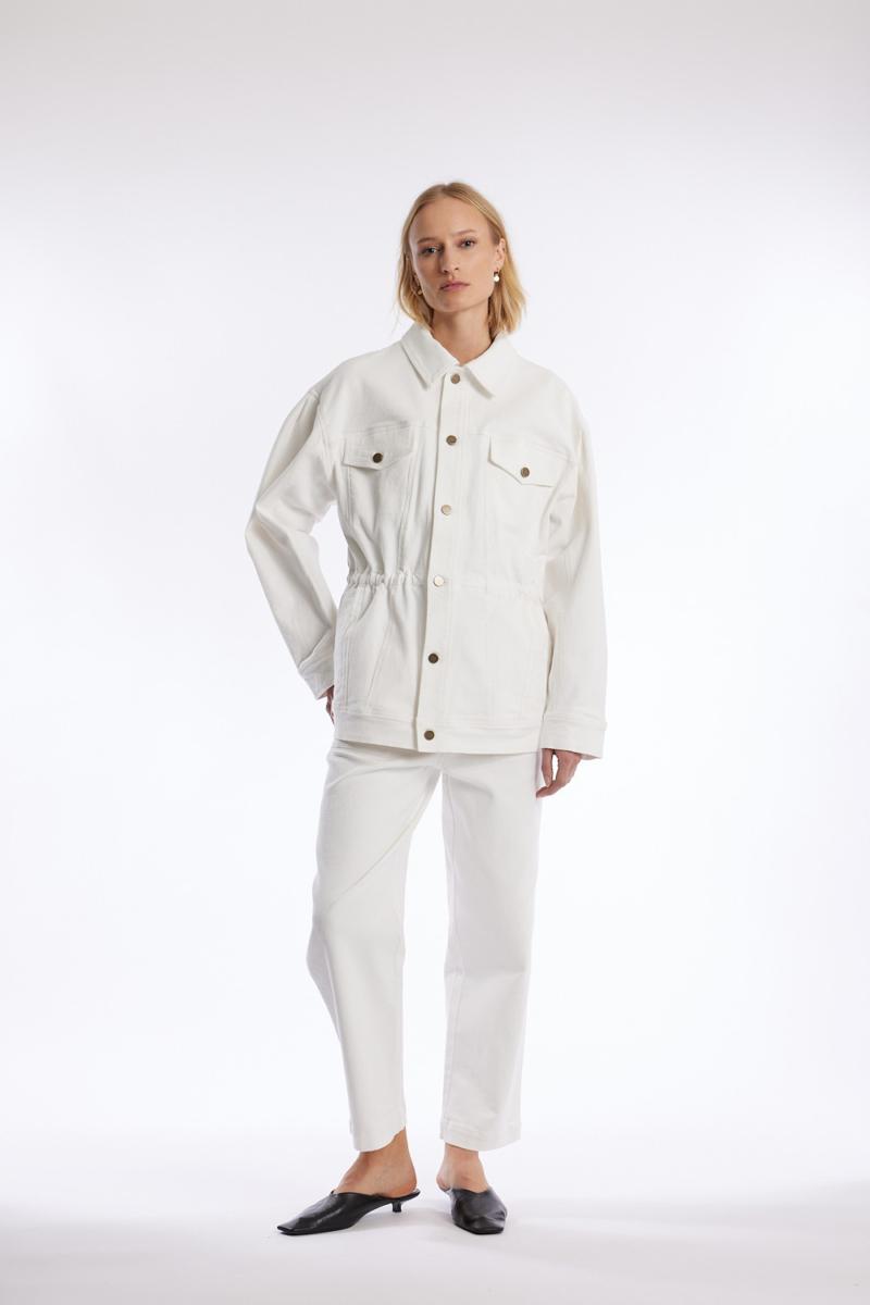 One & Other TYLA DENIM JACKET OFFWHITE