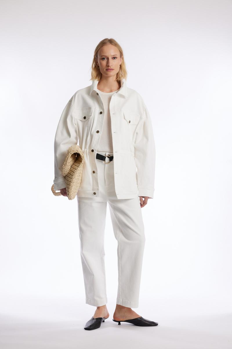 one & other TYLA DENIM JACKET OFFWHITE