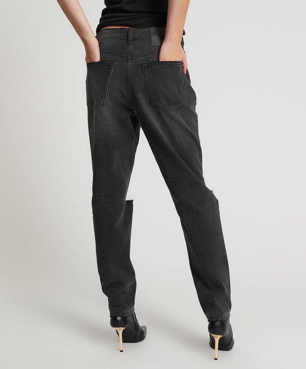 One Teaspoon 1982S High Waist Balloon Denim Jeans - Storm Grey