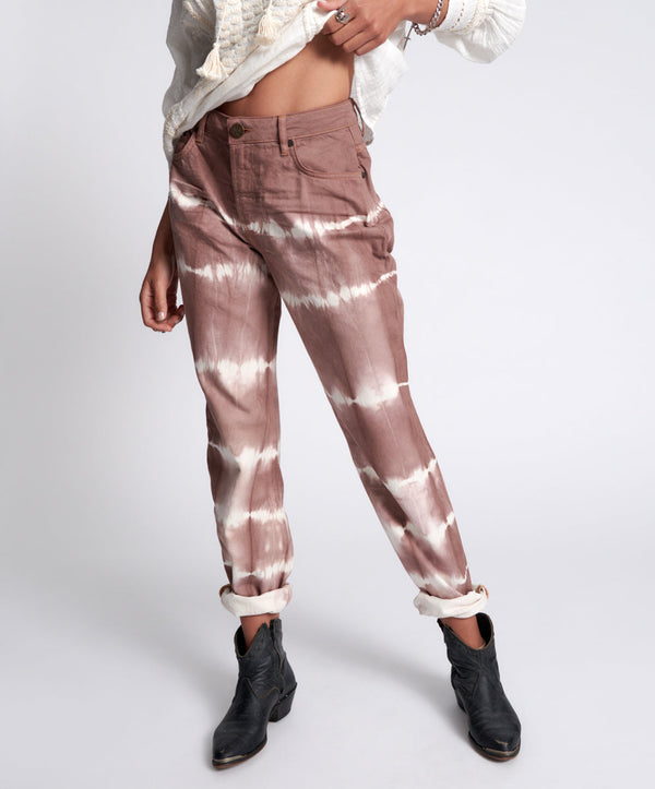 One Teaspoon 1982S High Waist Balloon Denim Jeans - Tie Dye