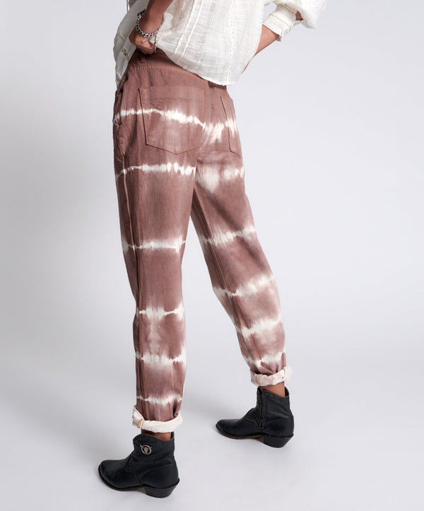 One Teaspoon 1982S High Waist Balloon Denim Jeans - Tie Dye