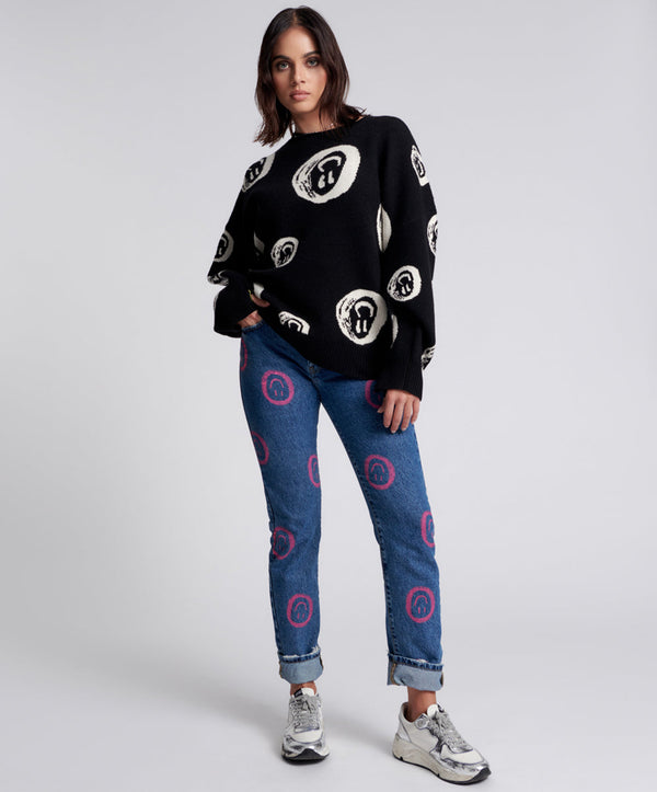 one teaspoon Awesome Baggies High Waist Straight Leg Denim Jeans - Rosewood