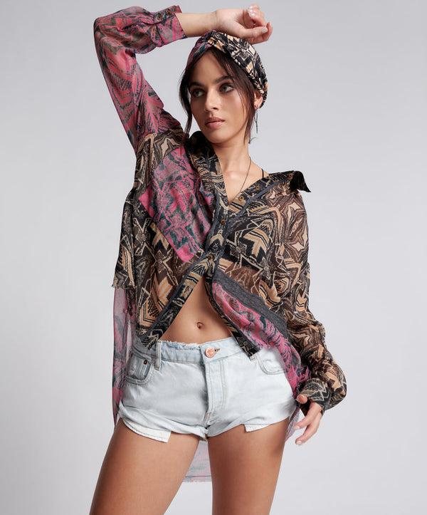 one teaspoon Bandits Low Waist Denim Shorts - Bel Air Blue