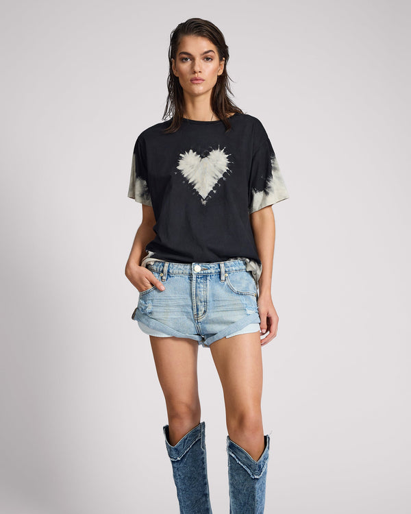 One Teaspoon Bandits Low Waist Denim Shorts - Kansas Blue