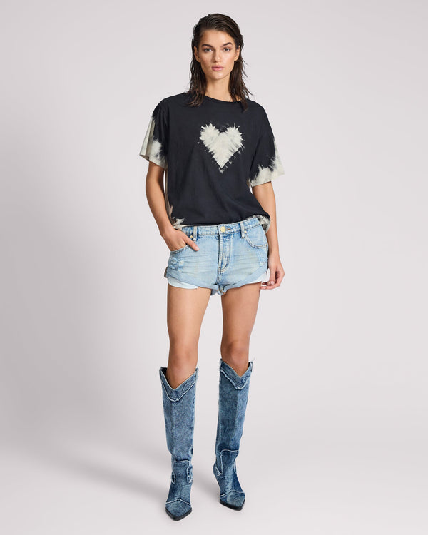 one teaspoon Bandits Low Waist Denim Shorts - Kansas Blue