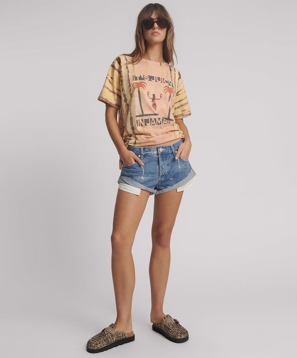 one teaspoon Bandits Low Waist Denim Shorts - Malibu Blue