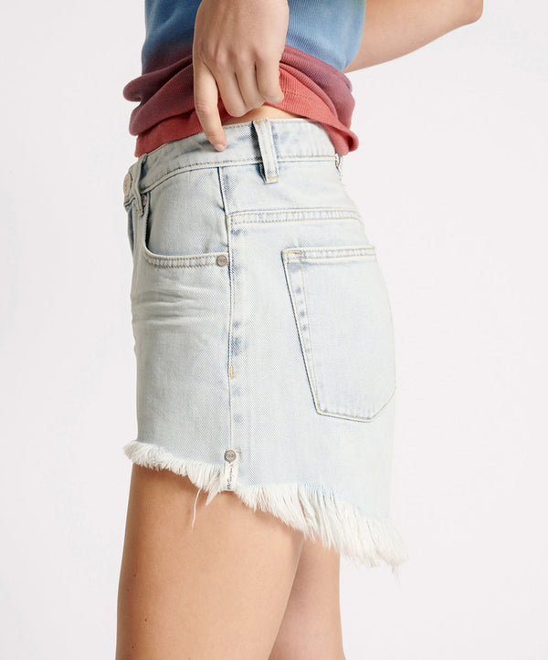 One Teaspoon Bonitas High Waist Denim Shorts - Florence