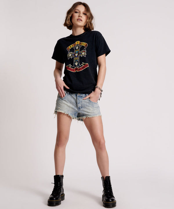 one teaspoon Bonitas Low Waist Denim Shorts - Diamonde