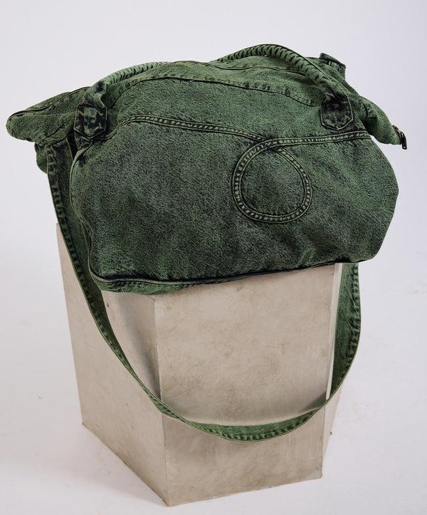 One Teaspoon Denim Overnighter Duffle Bag - Black Khaki