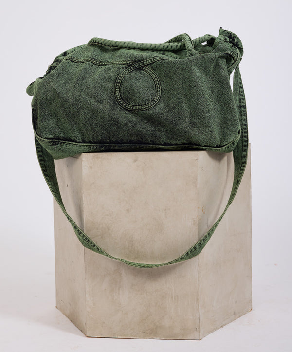 One Teaspoon Denim Overnighter Duffle Bag - Black Khaki