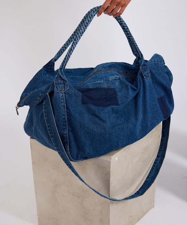 One Teaspoon Denim Overnighter Duffle Bag - Salty Sailor Blue