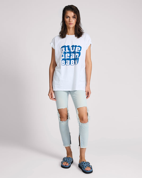 one teaspoon Freebirds High Waist Rigid Skinny Denim Jeans - Brando Blue