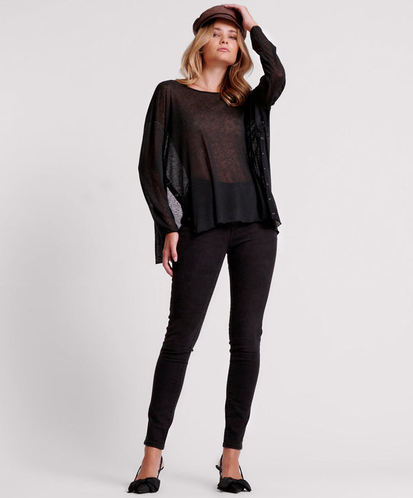 one teaspoon Freebirds Ii High Waist Stretch Skinny Denim Jeans - Black