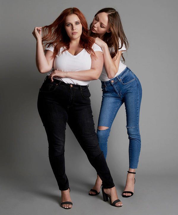 one teaspoon Freebirds Ii High Waist Stretch Skinny Denim Jeans - Miami Blue