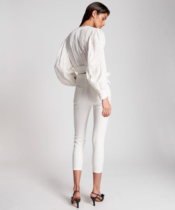 One Teaspoon Freebirds II High Waist Stretch Skinny Denim Jeans - True White