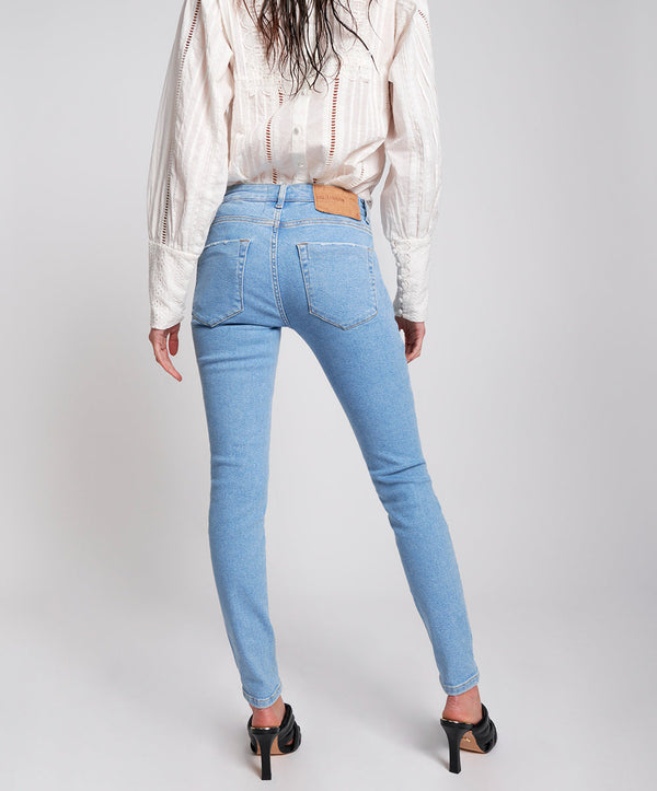 One Teaspoon Freebirds II Low Waist Stretch Skinny Denim Jeans - Oahu Blue