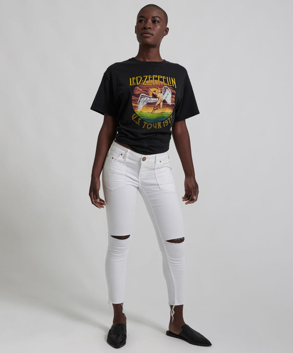 one teaspoon Freebirds II Low Waist Stretch Skinny Denim Jeans - Premium White