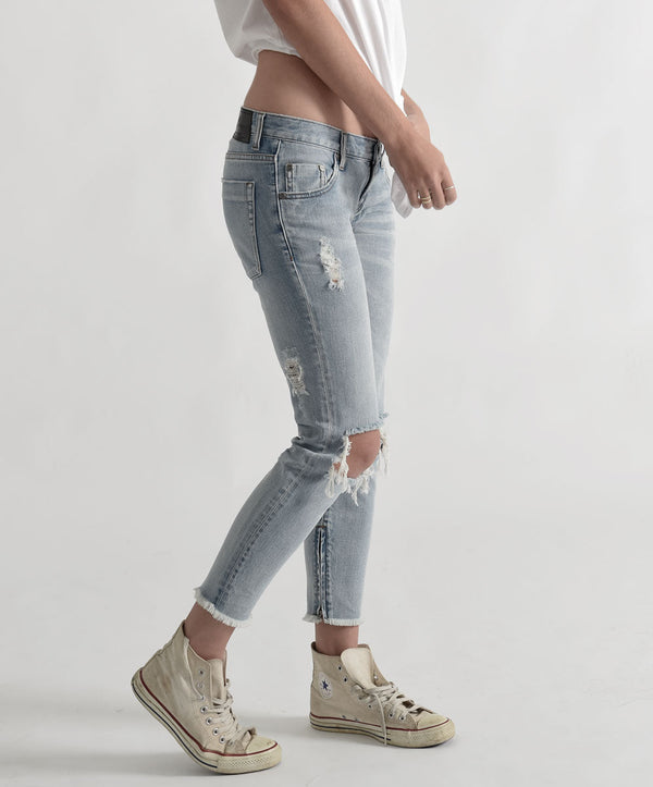 One Teaspoon Freebirds Low Waist Rigid Skinny Denim Jeans - Hendrixe