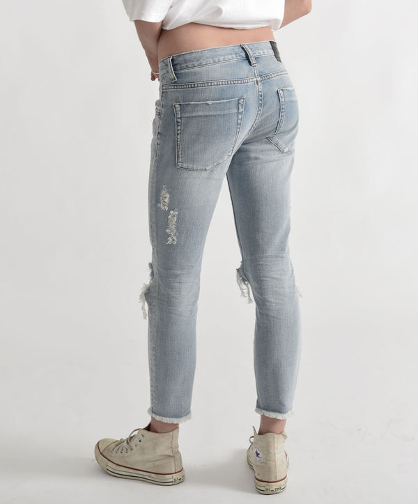 One Teaspoon Freebirds Low Waist Rigid Skinny Denim Jeans - Hendrixe