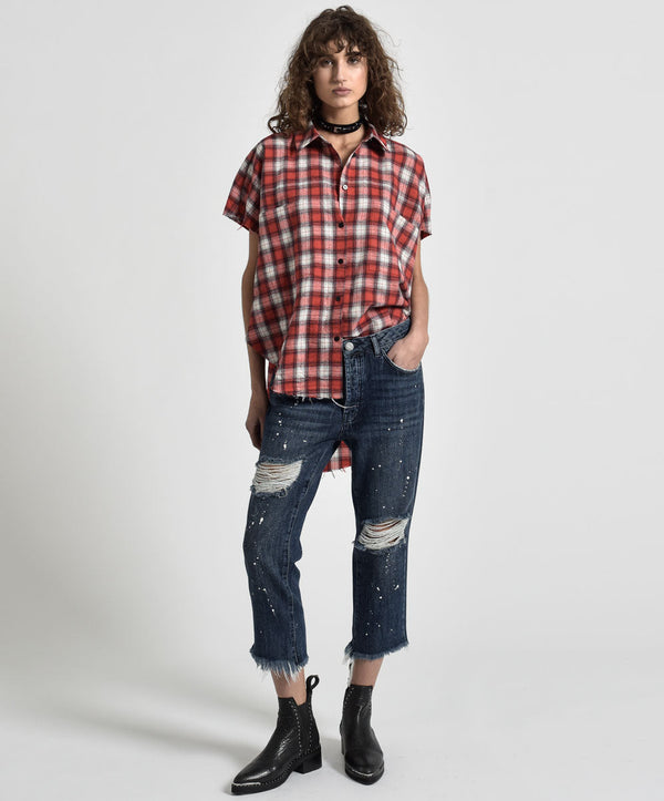 one teaspoon Hooligans Low Waist Relaxed Straight Leg Denim Jeans - Pop Cult